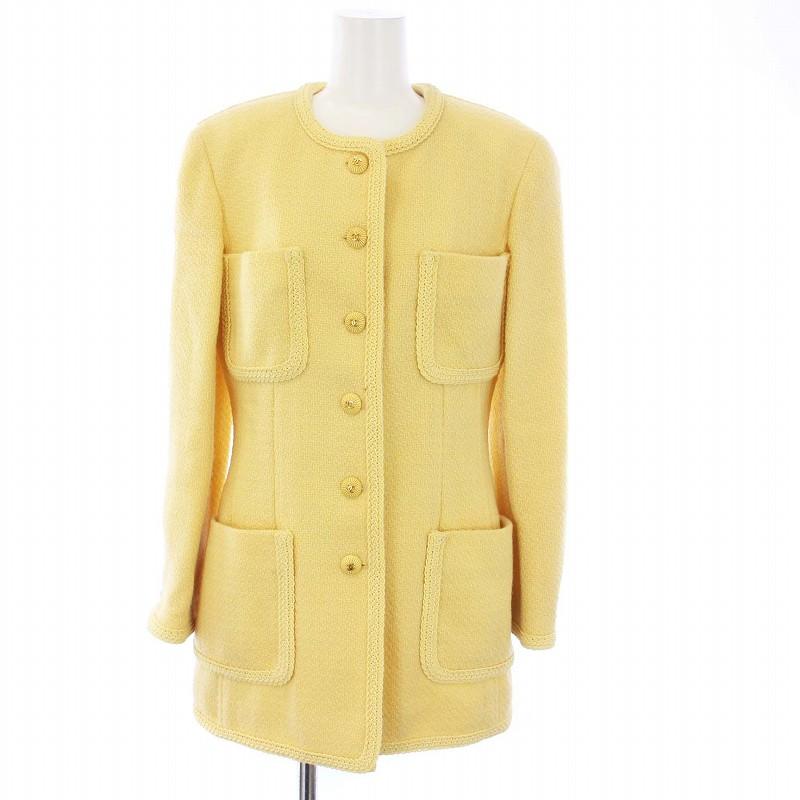 シャネル CHANEL 93C P01242 ヴィンテージ ツイードジャケット スーツ 