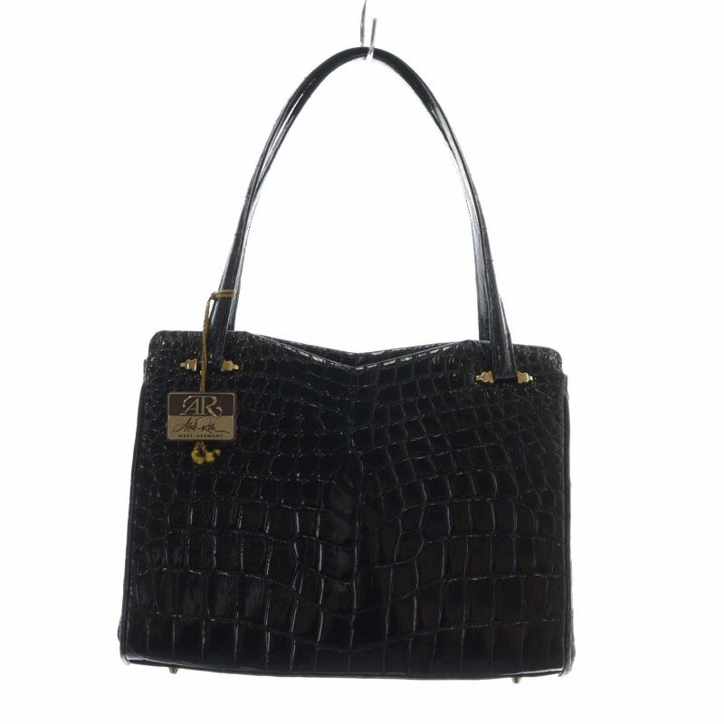 アルフレッドロー ALFRED ROTH ハンドバッグ シャイニークロコ アルフレッドロー ALFRED ROTH ハンドバッグ シャイニークロコ