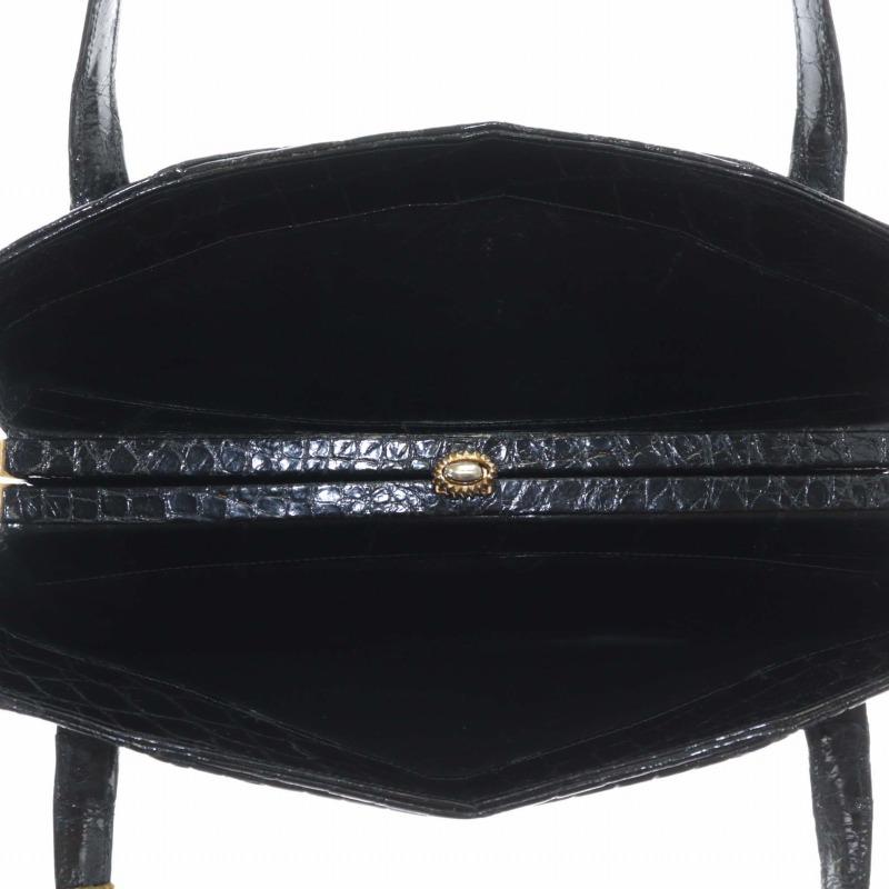 アルフレッドロー ALFRED ROTH ハンドバッグ シャイニークロコ アルフレッドロー ALFRED ROTH ハンドバッグ シャイニークロコ