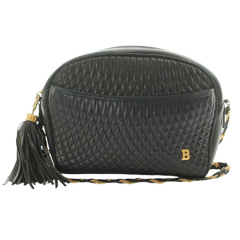 Bally バリー BALLY ショルダーバッグ キルティング レザー チェーン  