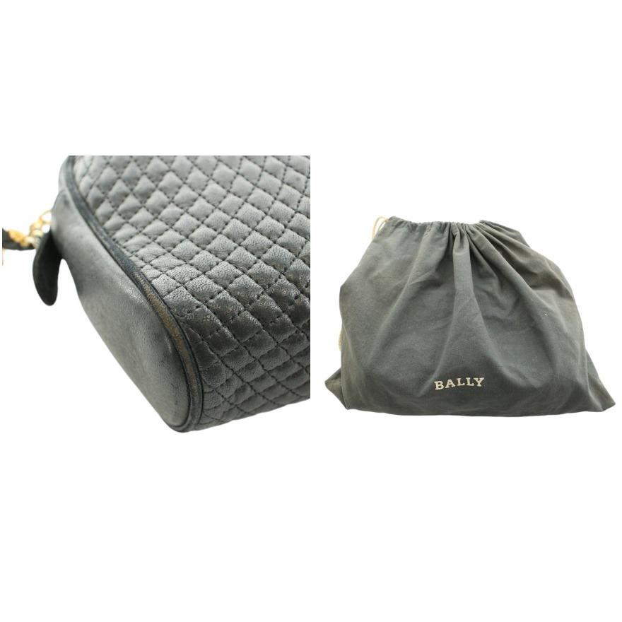 Bally バリー BALLY ショルダーバッグ キルティング レザー チェーン  