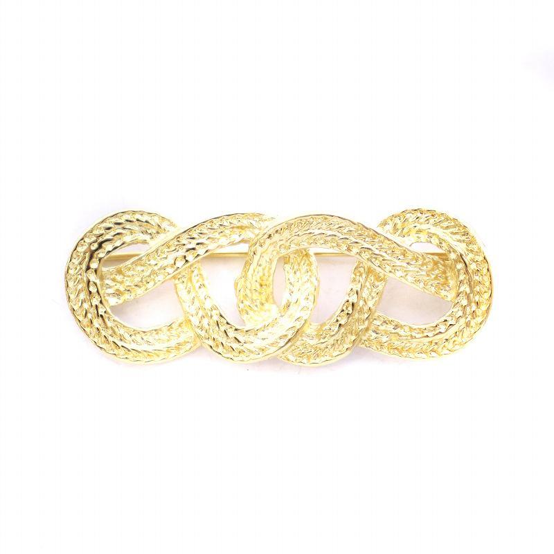ジバンシィ GIVENCHY ピンブローチ アクセサリー チェーン ロゴ 