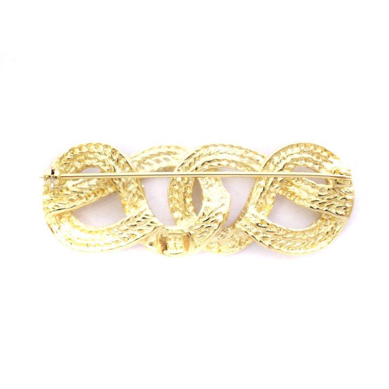 ジバンシィ GIVENCHY ピンブローチ アクセサリー チェーン ロゴ 