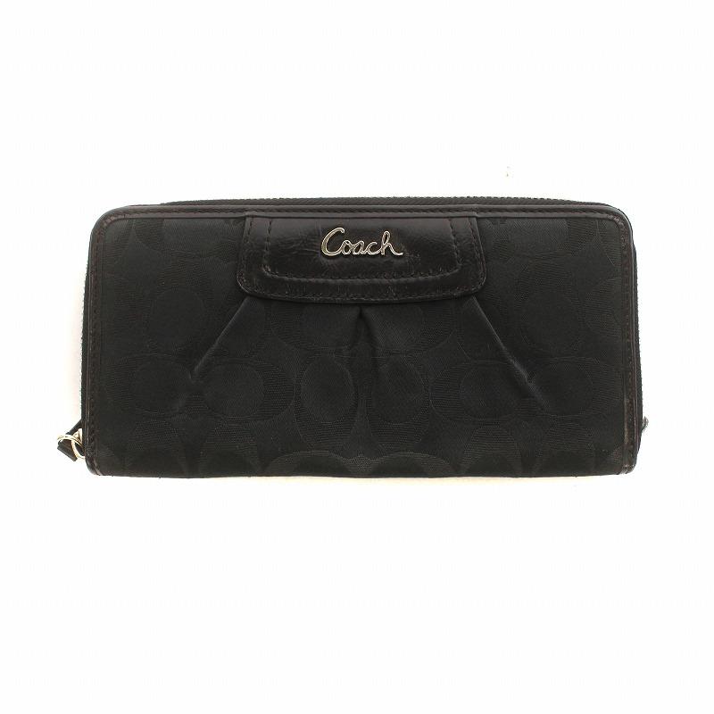 COACH（コーチ） 長財布 ウォレット キャンバス レザー シグネチャー