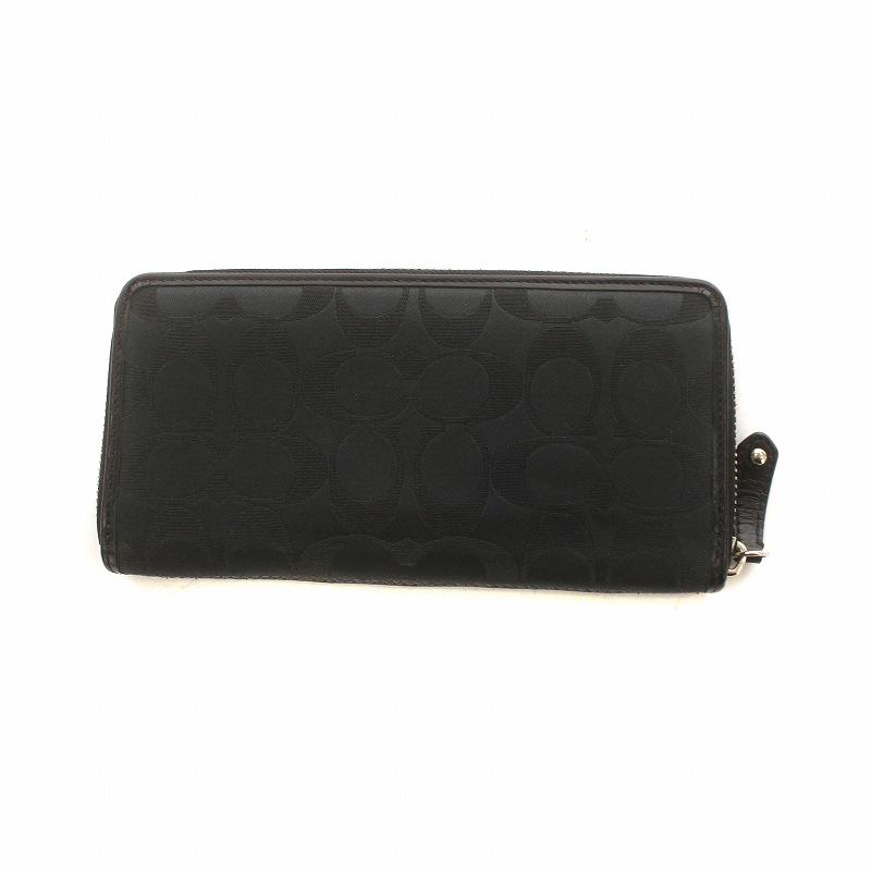 COACH（コーチ） 長財布 ウォレット キャンバス レザー シグネチャー