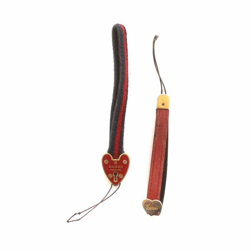 GUCCI（グッチ） ストラップ キーホルダー 2点セット シェリーライン