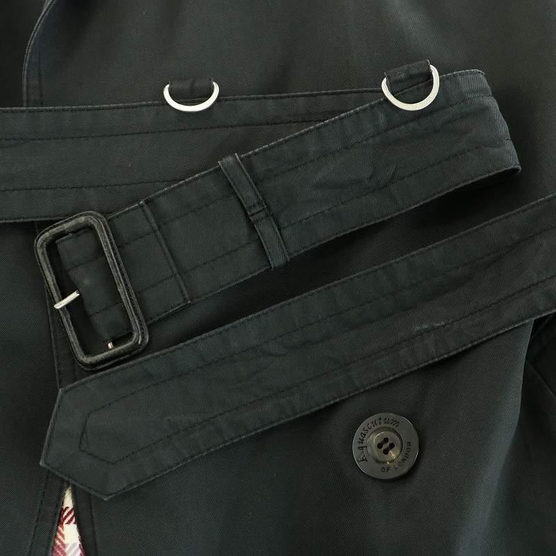 アクアスキュータム AQUASCUTUM トレンチコート ロング コットン