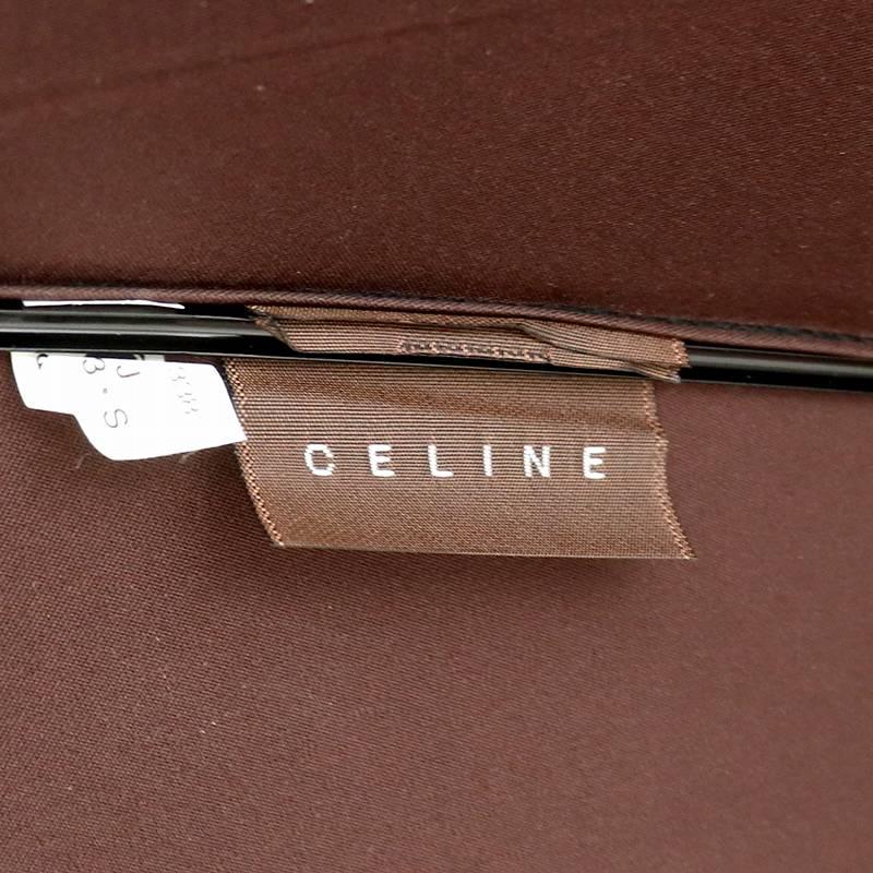 セリーヌ CELINE 雨傘 日傘 アンブレラ 晴兼用傘雨 レザー ストラップ