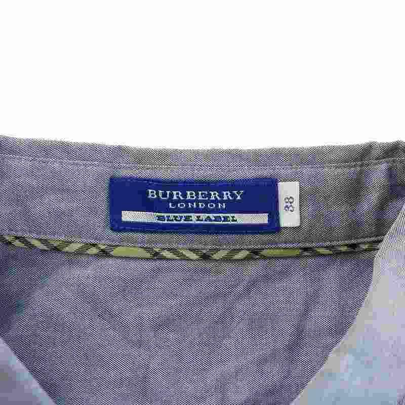 BURBERRY BLUE LABEL バーバリーブルーレーベル シャツワンピース 長袖 