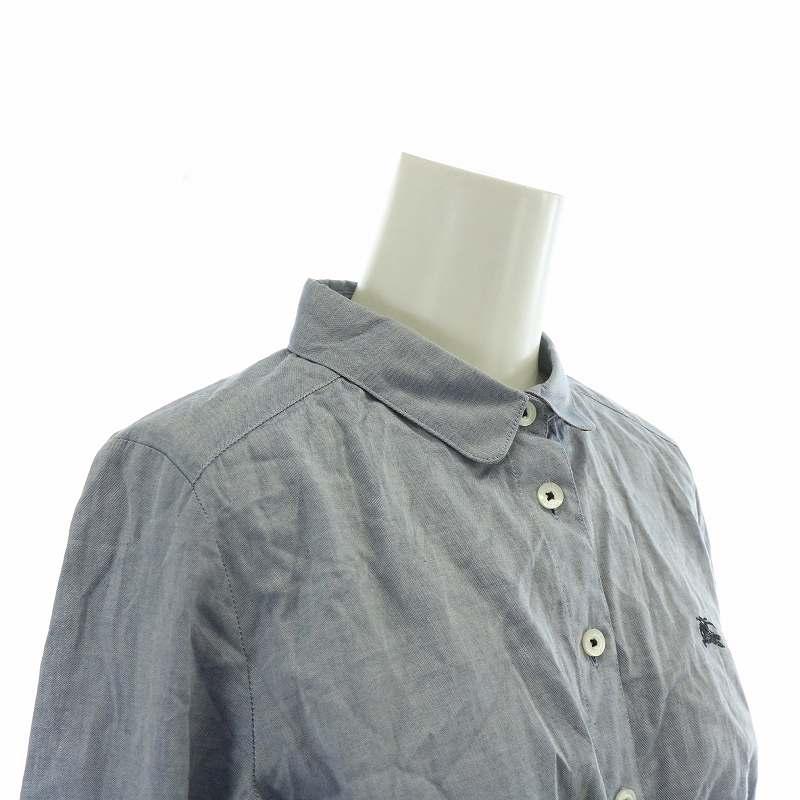 BURBERRY BLUE LABEL バーバリーブルーレーベル シャツワンピース 長袖 
