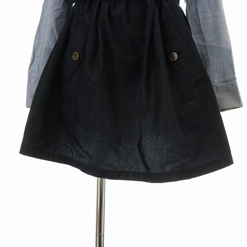 BURBERRY BLUE LABEL バーバリーブルーレーベル シャツワンピース 長袖 