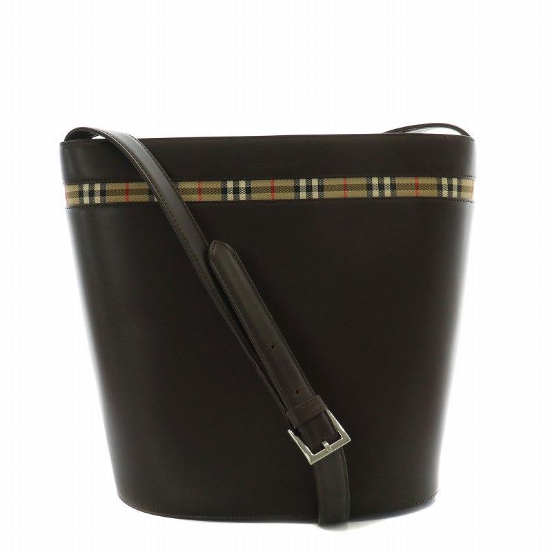 【BURBERRY/ショルダーバッグ/ノバチェック/ショルダーバッグ】 BURBERRY バーバリー ノバチェック ショルダーバッグ PVC