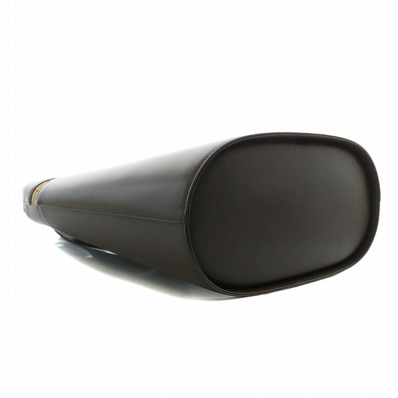 BURBERRY バーバリー ショルダーバッグ レザー バケツ型 ノバ