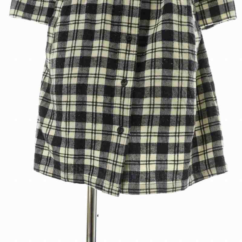 A.P.C. アーペーセー シャツワンピース 絹 シルク混 長袖 ひざ丈 