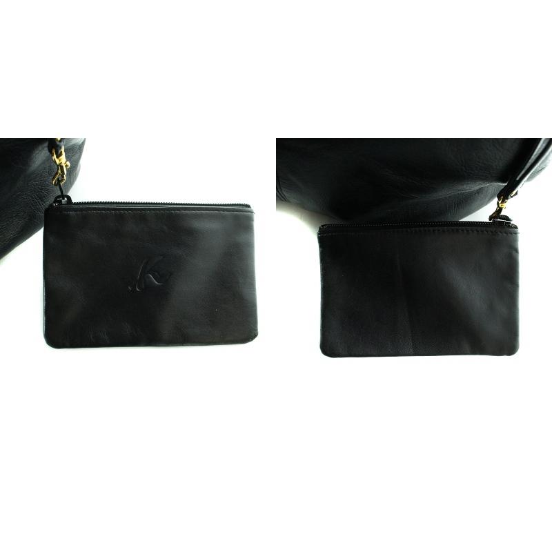 キタムラ Kitamura トートバッグ ポーチ付き レザー 牛革 ロゴ ポーチ  