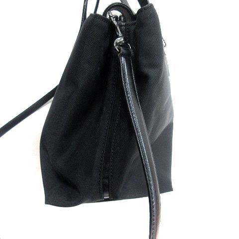 COACH（コーチ） ハンドバッグ ショルダー 2WAY ナイロンキャンバス 黒