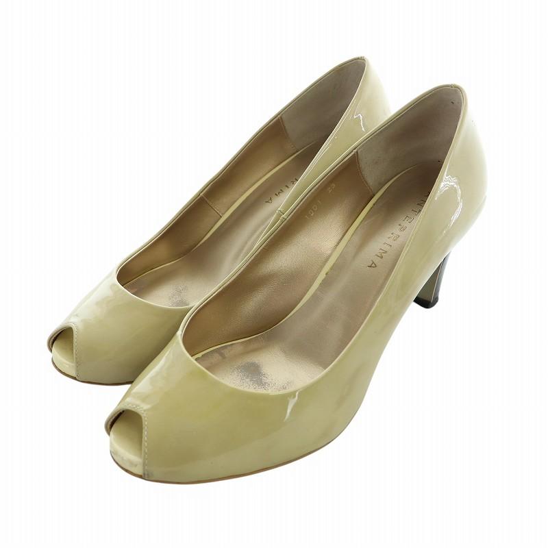 ANTEPRIMA アンテプリマ パンプス チャンキーヒール オープントゥ  