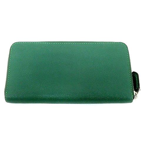 COACH（コーチ） 長財布 ウォレット ラウンドファスナー レザー クロス
