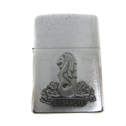 ジッポー ZIPPO B 01 オイルライター シンガポール マーライオン 
