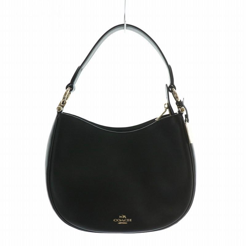 【美品】コーチ ノマド　ホーボー　ショルダーバック　ハンドバック　2way　黒 COACH（コーチ） ノマド ハンドバッグ ワンショルダー ショルダー 2WAY