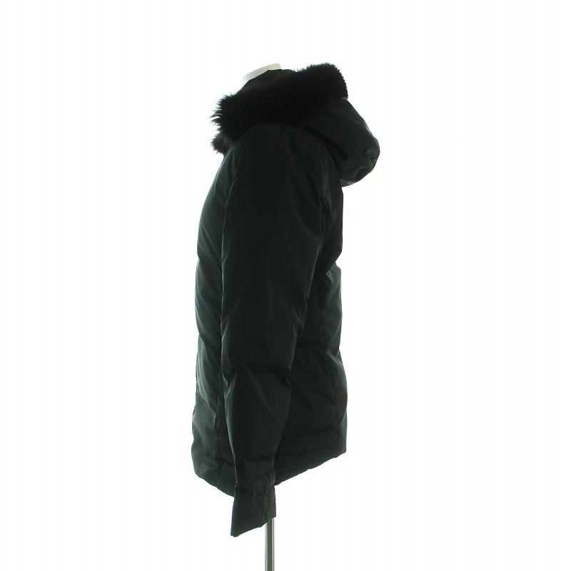MONCLER モンクレール 茶タグ ダウンジャケット ミドル ファーフード 