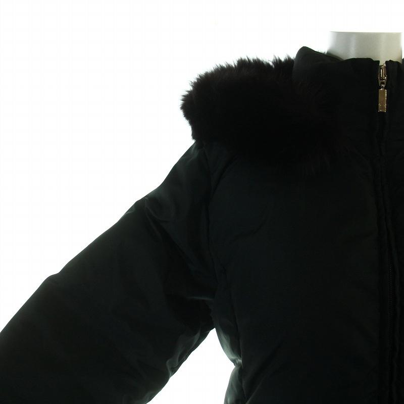 MONCLER モンクレール 茶タグ ダウンジャケット ミドル ファーフード 