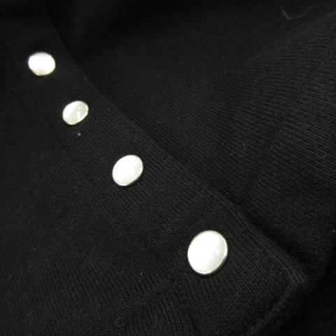 アニエスベー スウェットブルゾン スナップボタン 綿 トカゲ