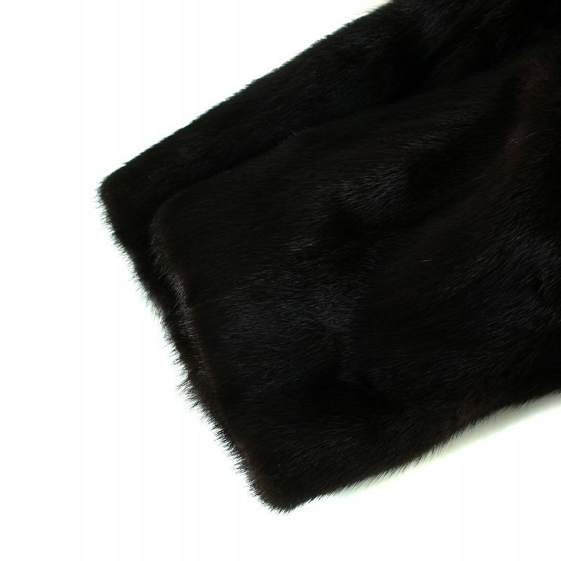 ランブルトン rambulton 毛皮コート ミンクファー 長袖 ミドル 総裏地