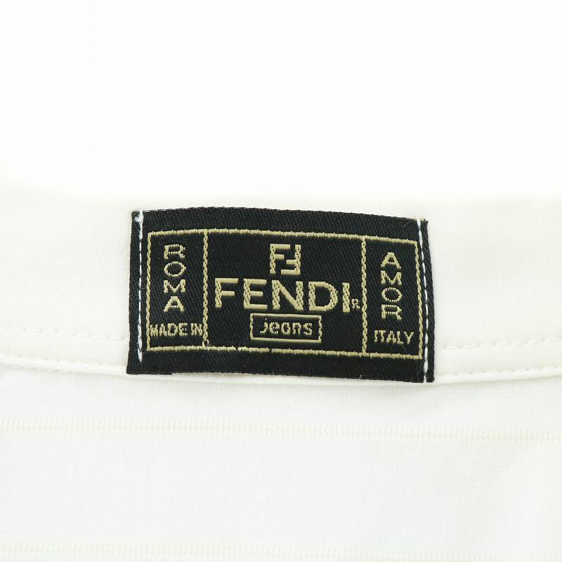 FENDI（フェンディ） ポロシャツ ブラウス 長袖 ハーフボタン 