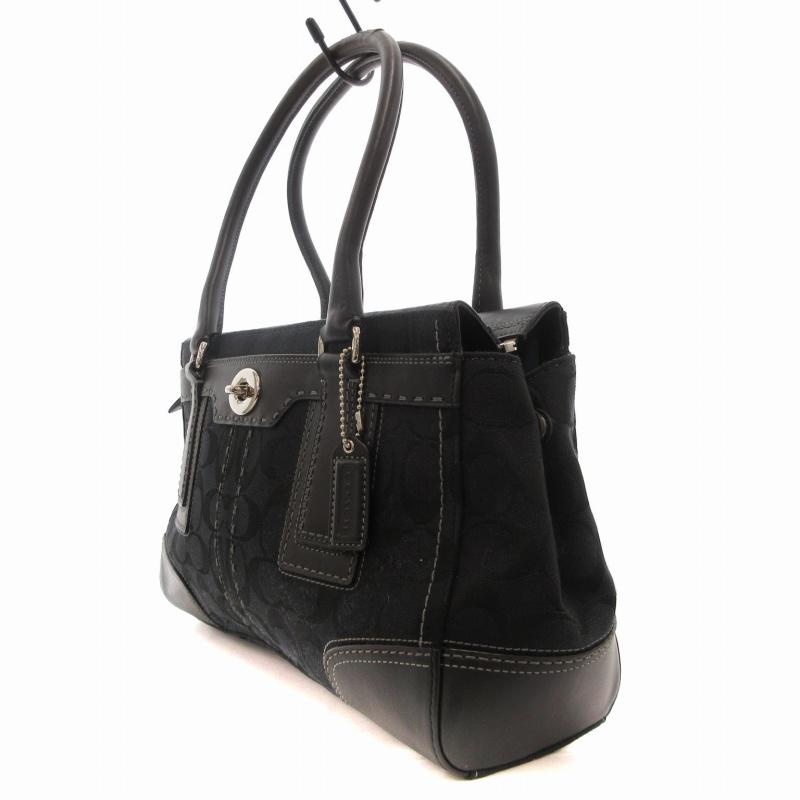 COACH コーチ ハンドバッグ シグネチャー　11589 　ブラック COACH（コーチ） COACH 11589 ハンドバッグ トート シグネチャー