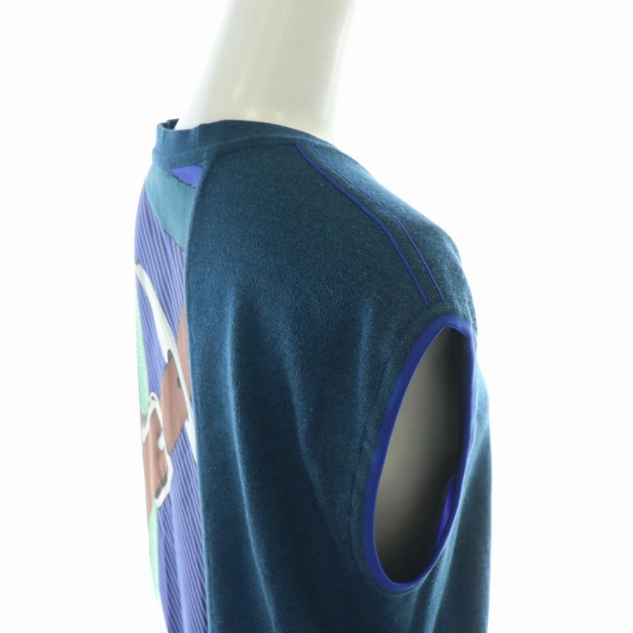 HERMES エルメス ツイルレーヌ ワンピース ロング ノースリーブ 絹  