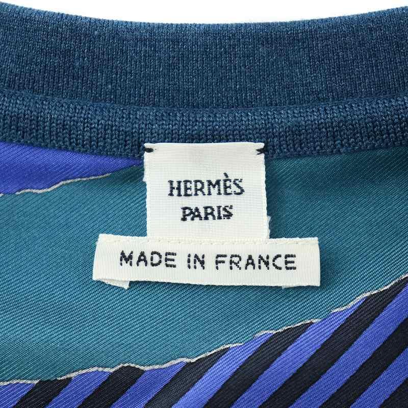 HERMES（エルメス） ツイルレーヌ ワンピース ロング ノースリーブ 絹