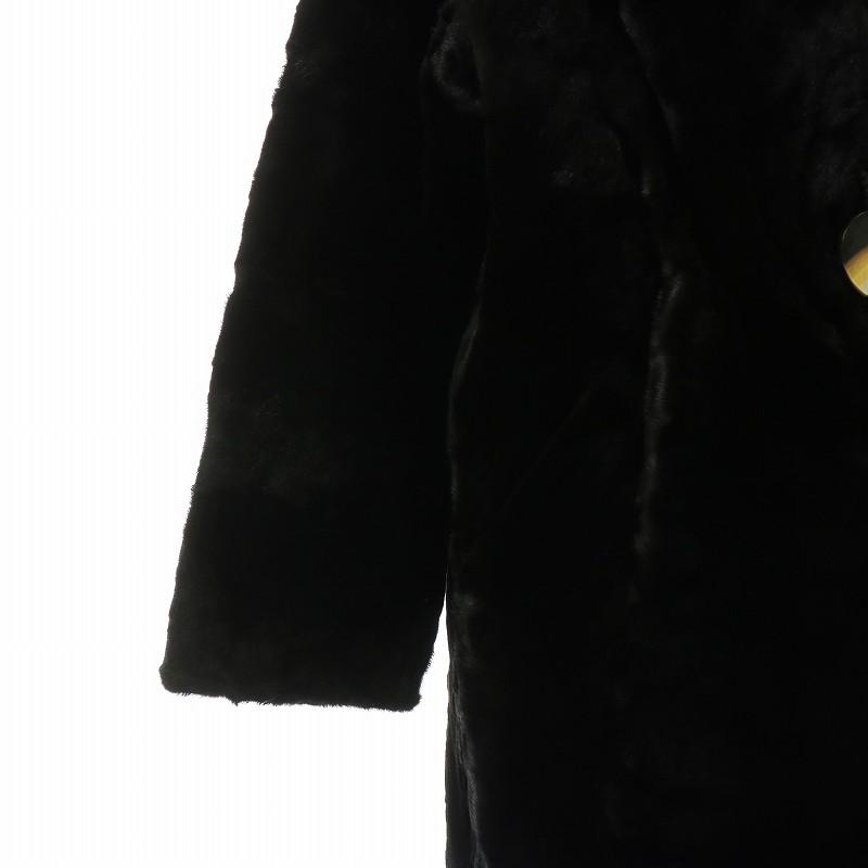 【中古】スグリスフランクフルト SGOURIDIS FRANKFURT ファーコート アウター 毛皮 シェアードミンク ロング 茶色 スグリスフランクフルト SGOURIDIS FRANKFURT ファーコート アウター