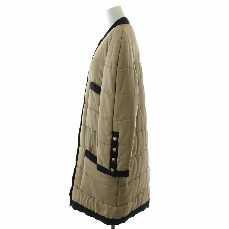 CHANEL（シャネル） ヴィンテージ 1990AW ノーカラーコート ロング 