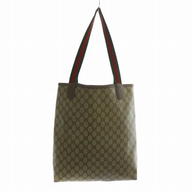 GUCCI グッチ オールドグッチ GGプラス トートバッグ ハンド PVC