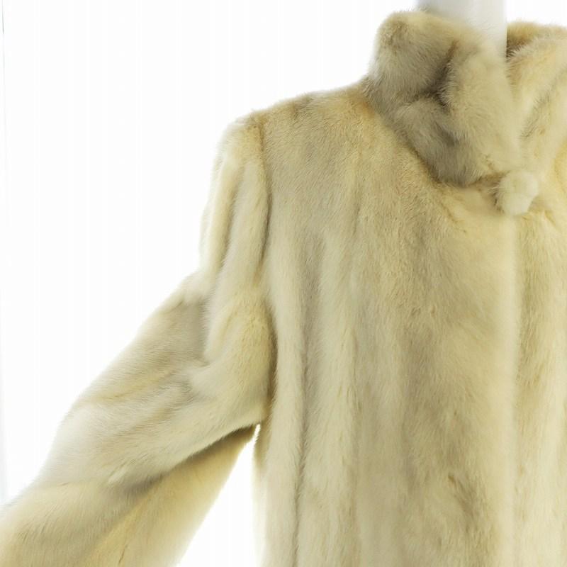 エンバ EMBA 毛皮コート サファイアミンクファー 総裏地 長袖 ミドル  