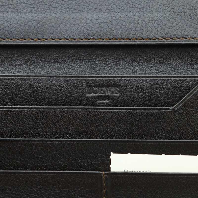 LOEWE ロエベ 札入れ 長財布 ウォレット 二つ折り レザー アナグラム 