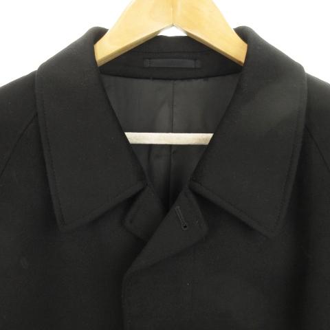 美品【希少サイズ L】サンヨー　カシミヤ混　マキシ丈　ロングコート　比翼ボタン 楽天市場】【10%offクーポン】カシミヤ ステンカラー コート メンズ