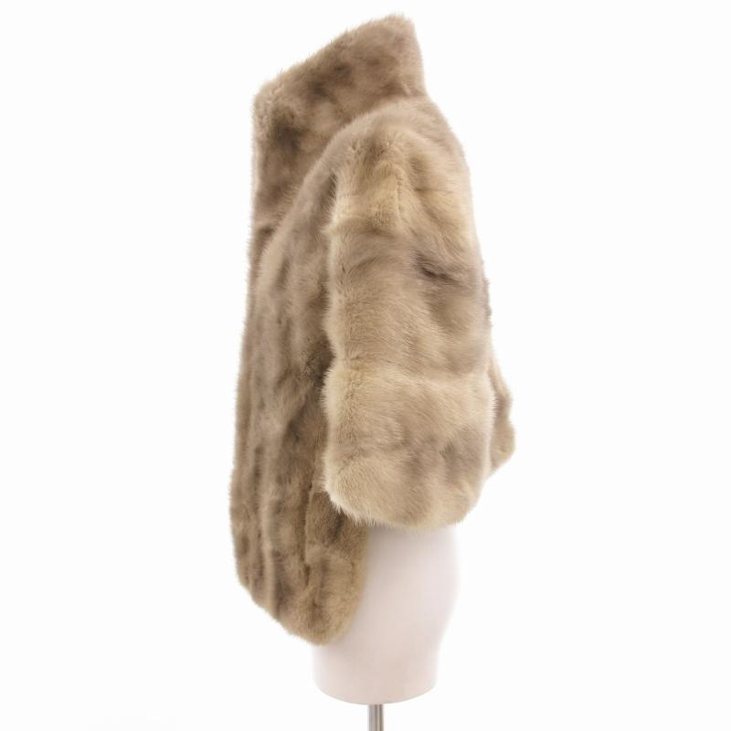 ピエールカルダン Pierre Cardin 毛皮 サファイアミンクファー ケープ