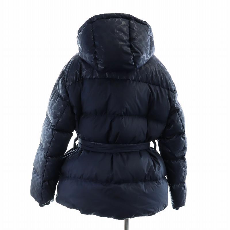 【最終値下げ】美品　コーチcoach ダウンコート COACH（コーチ） ダウンコート ミドル ロゴ シグネチャー 長袖 総裏地
