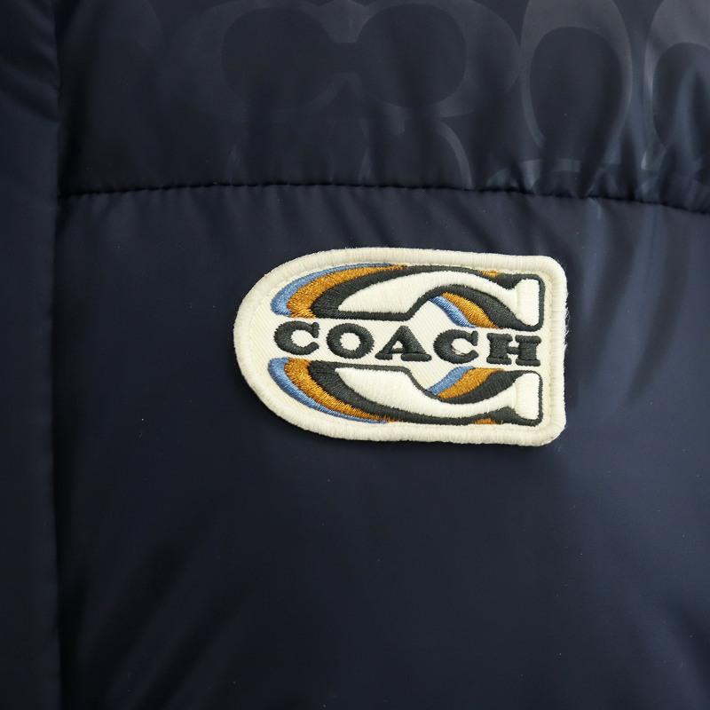美品　COACH コーチ　ライナー付き　ミドルコート COACH（コーチ） ダウンコート ミドル ロゴ シグネチャー 長袖 総裏地
