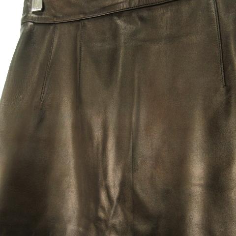 セリーヌCELINE ミニスカートラムレザービンテージ品