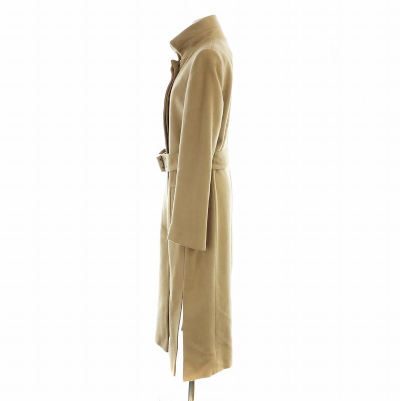 GUCCI グッチ ウールカシミヤ スタンドカラー ベルテッドコート 【公式