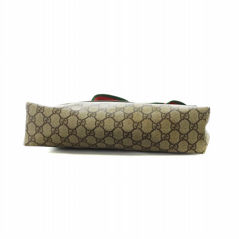 GUCCI（グッチ） ヴィンテージ トートバッグ PVC GG柄 シェリーライン