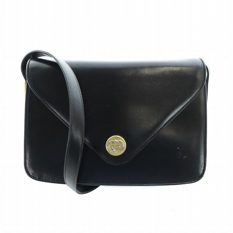 GUCCI グッチ オールドグッチ ヴィンテージ ショルダーバッグ レザー 