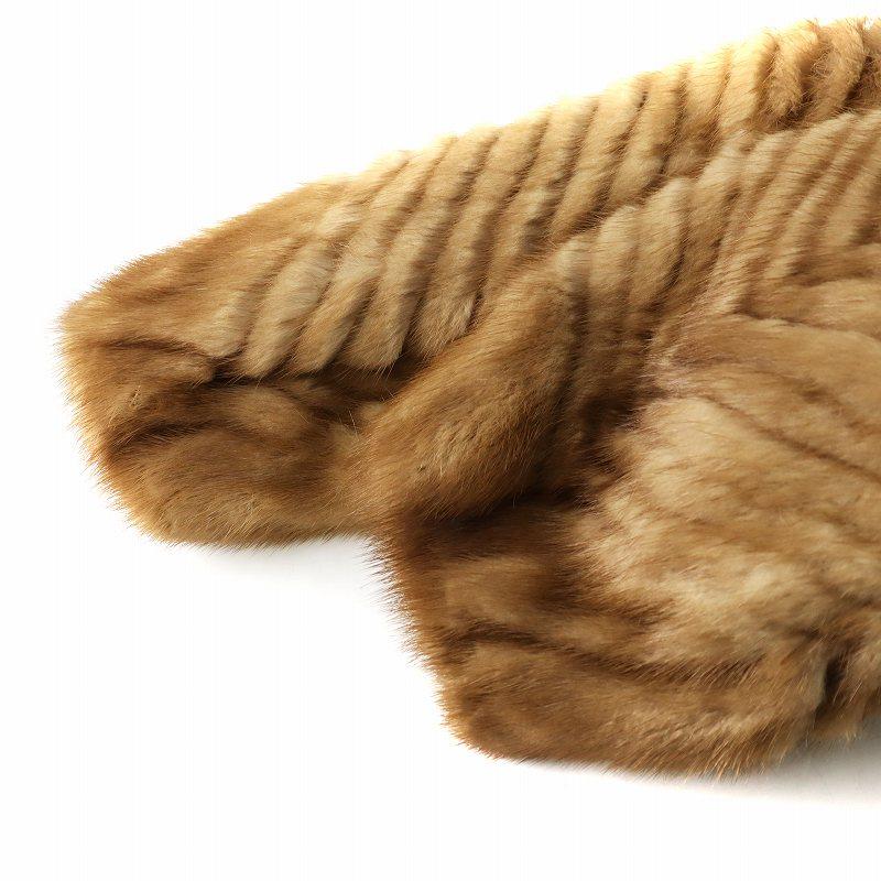 【中古】ロティニー ROTNY 毛皮コート ミンクファー ミドル 長袖 総裏地 11 L 茶 ブラウン ■GY18 /MQ レディース ロティニー ROTNY 毛皮コート ミンクファー ミドル 長袖 総裏地 11 L