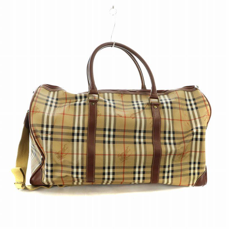 バーバリーズ BURBERRYS PVC ボストンバッグ 大容量 2way バーバリーズ BURBERRYS PVC ボストンバッグ 大容量 2way 【公式通販】