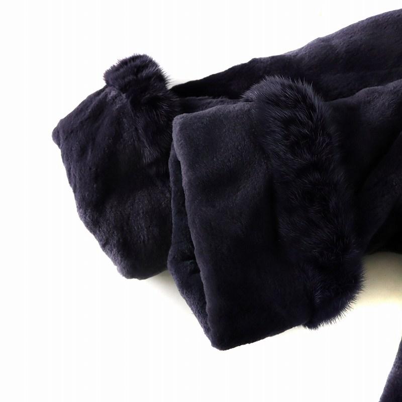 サガミンク SAGA MINK 銀サガ 毛皮コート シェアードミンクファー