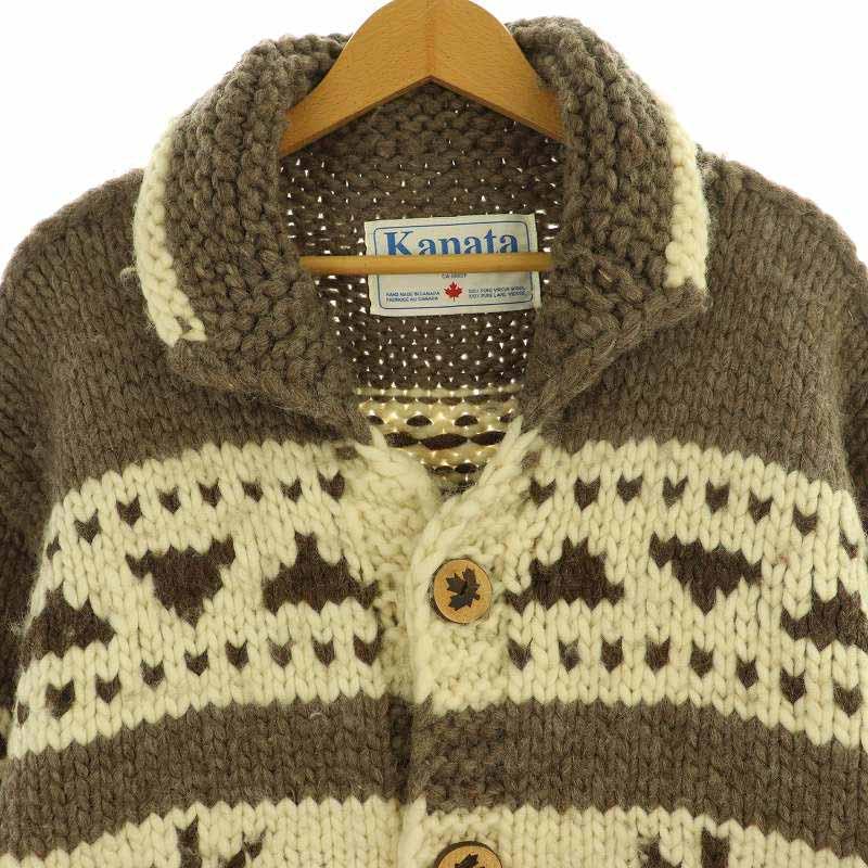 カナタ KANATA カーディガン カウチンニット セーター トナカイ柄