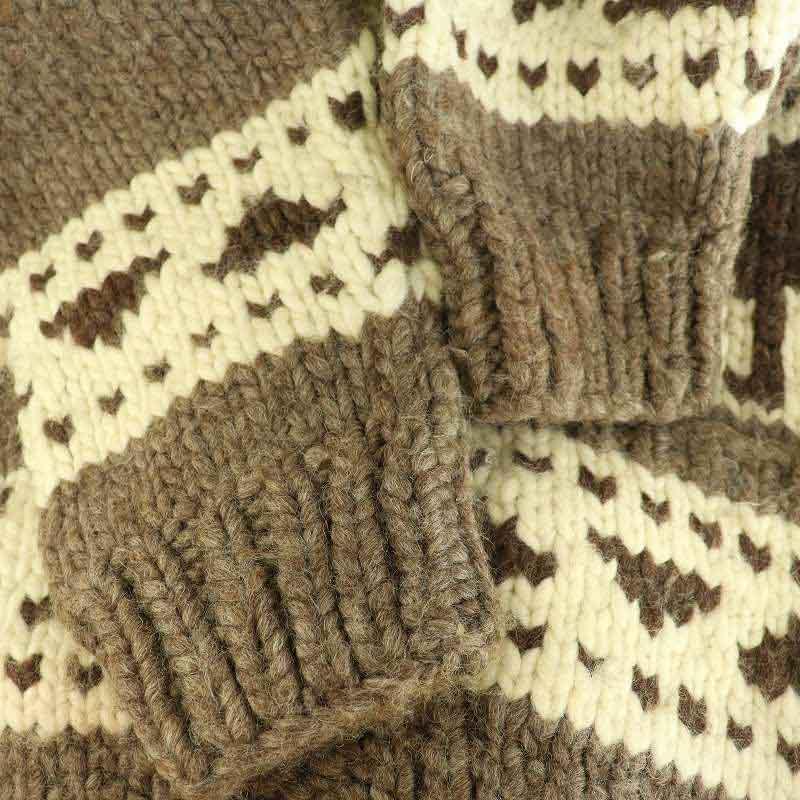 カナタ KANATA カーディガン カウチンニット セーター トナカイ柄